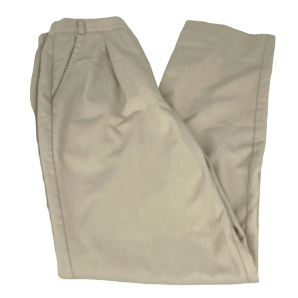 Adolfo Studio Grannycore Trousers Vintage Cream Size 8L - Image 4