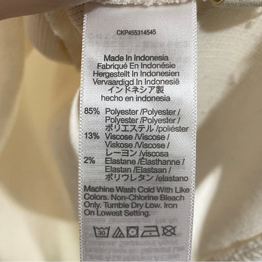 Madewell + Ottoman Rib Square-Neck Top in Cream Size 1X - Image 6