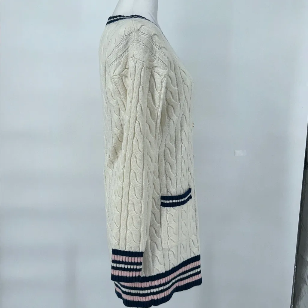 New Saylor Women's Marisole Long Sleeve Sweater Dress Cream SZ S - Image 4