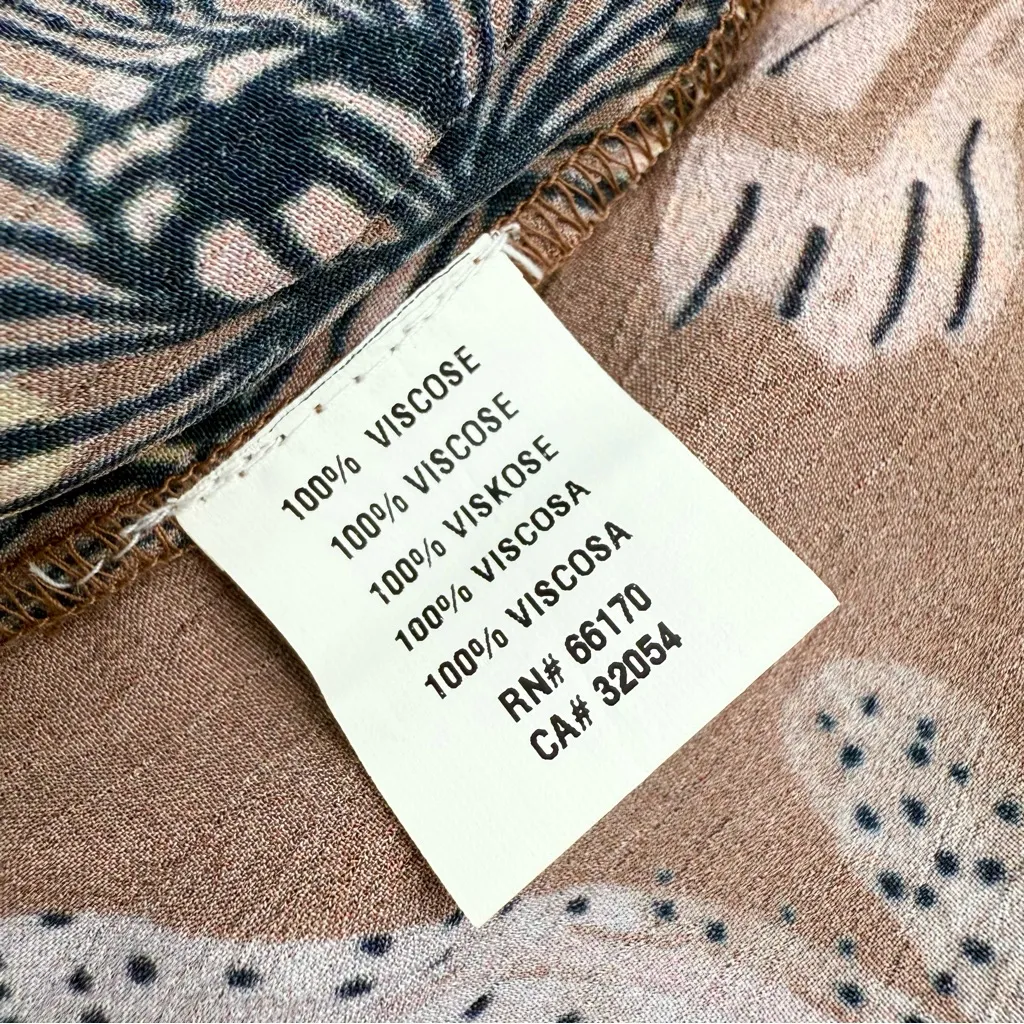 Blank Anthropologie Imogen Button Down Blouse Sz M Nwt Brown Size M - Image 11