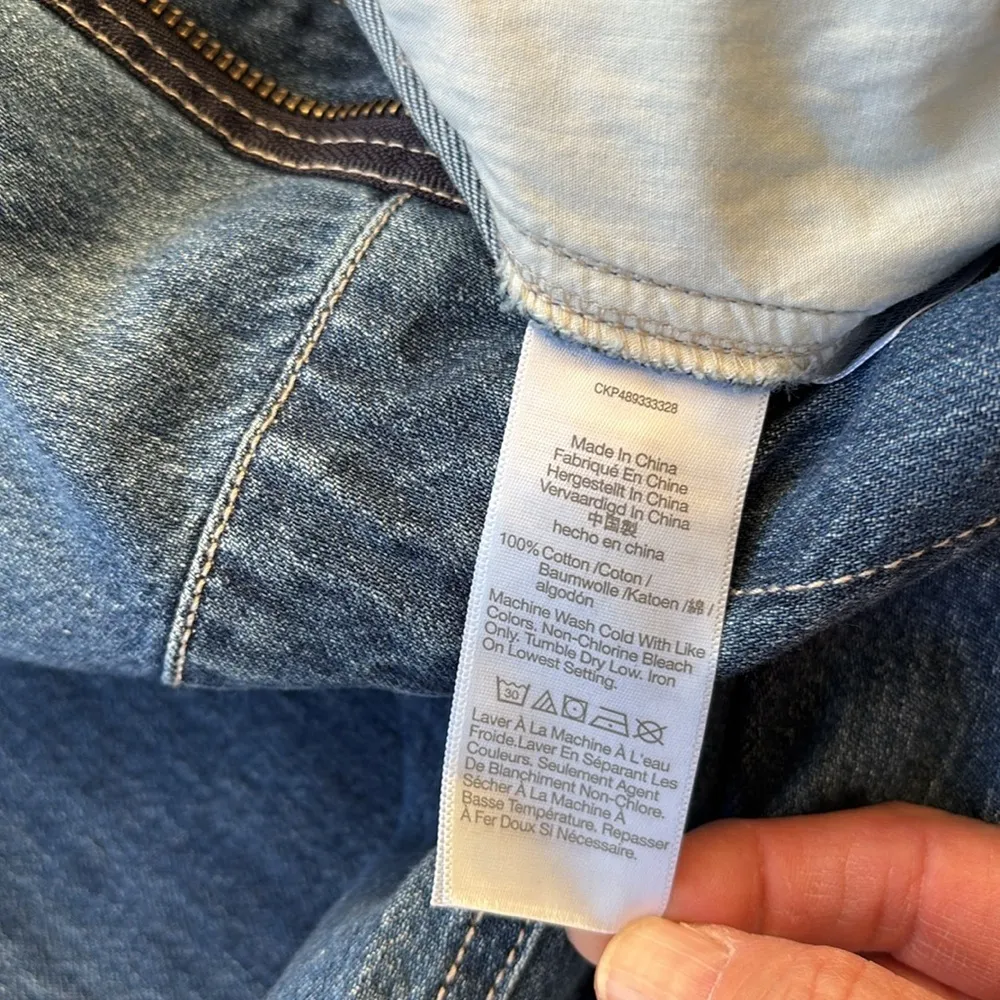 NEW Madewell Utility Coveralls Jumpsuit Blue Denim Size XS Retail $178.00 - Image 15