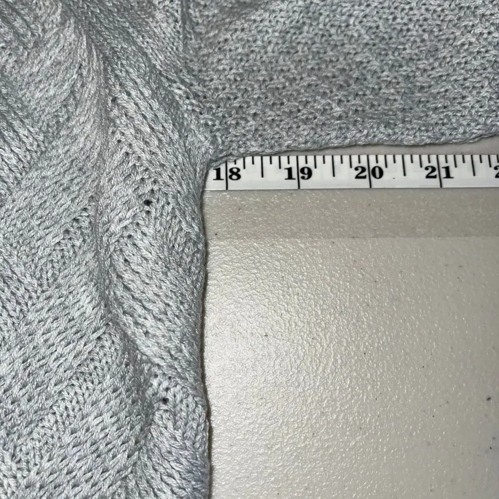 SONOMA GRAY WOVEN DESIGN SWEATER SMALL - Image 5