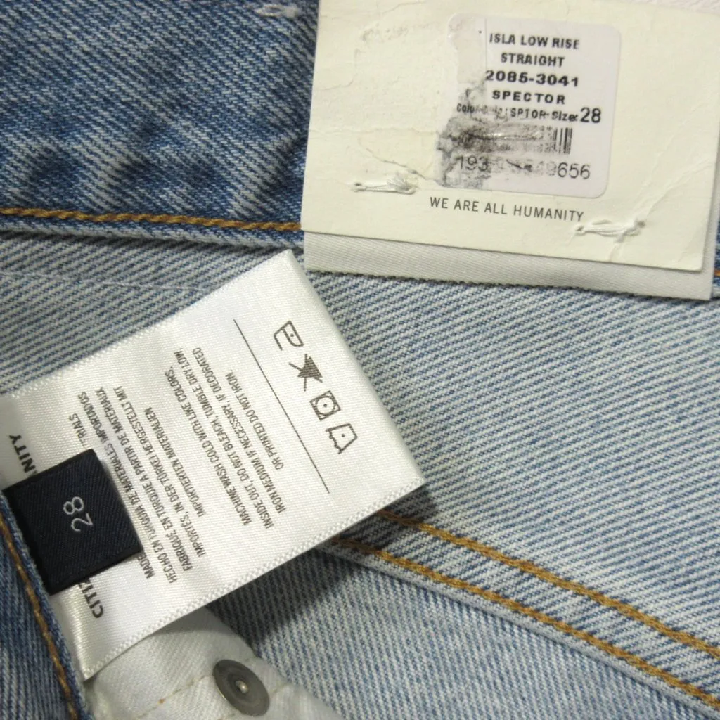 NWT Citizens of Humanity Isla in Spector Slim Straight Ankle Crop Jeans 28 - Image 6