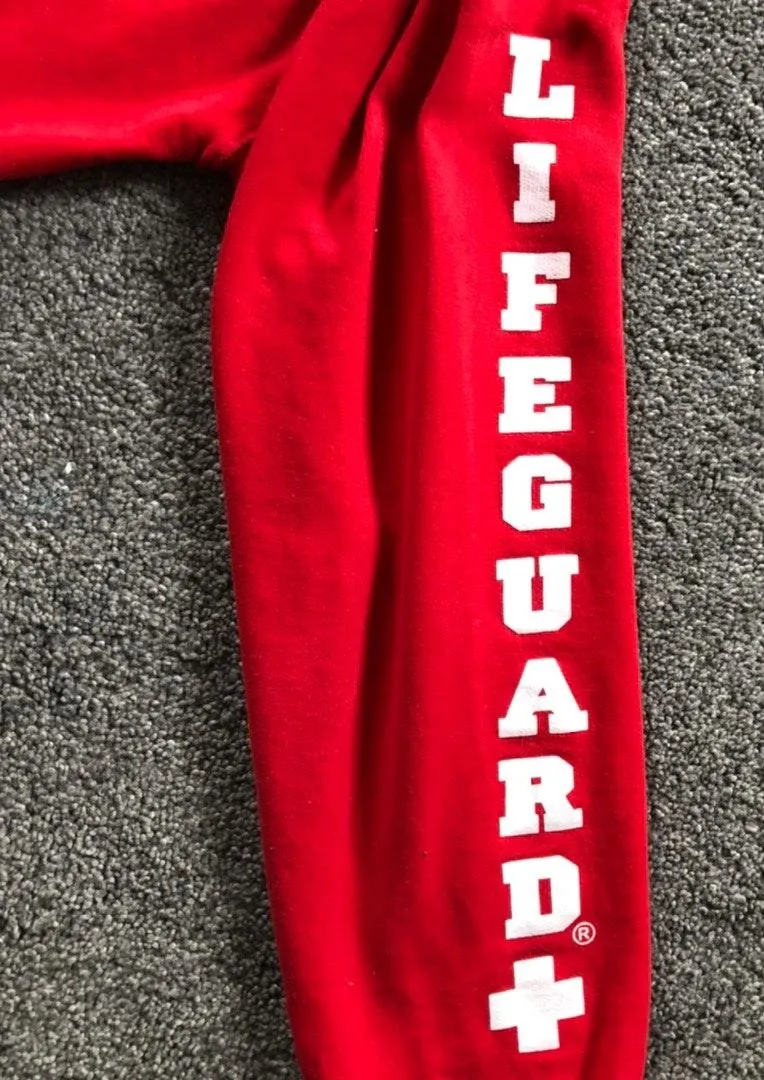 Lifeguard Lifegaurd Red Hoodie - Image 5