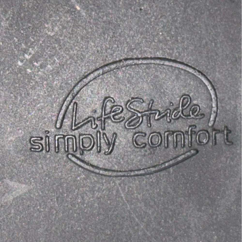 LifeStride Simply Comfort‎ Aliza Black Faux Leather Ballet Flats Size 10W - Image 8