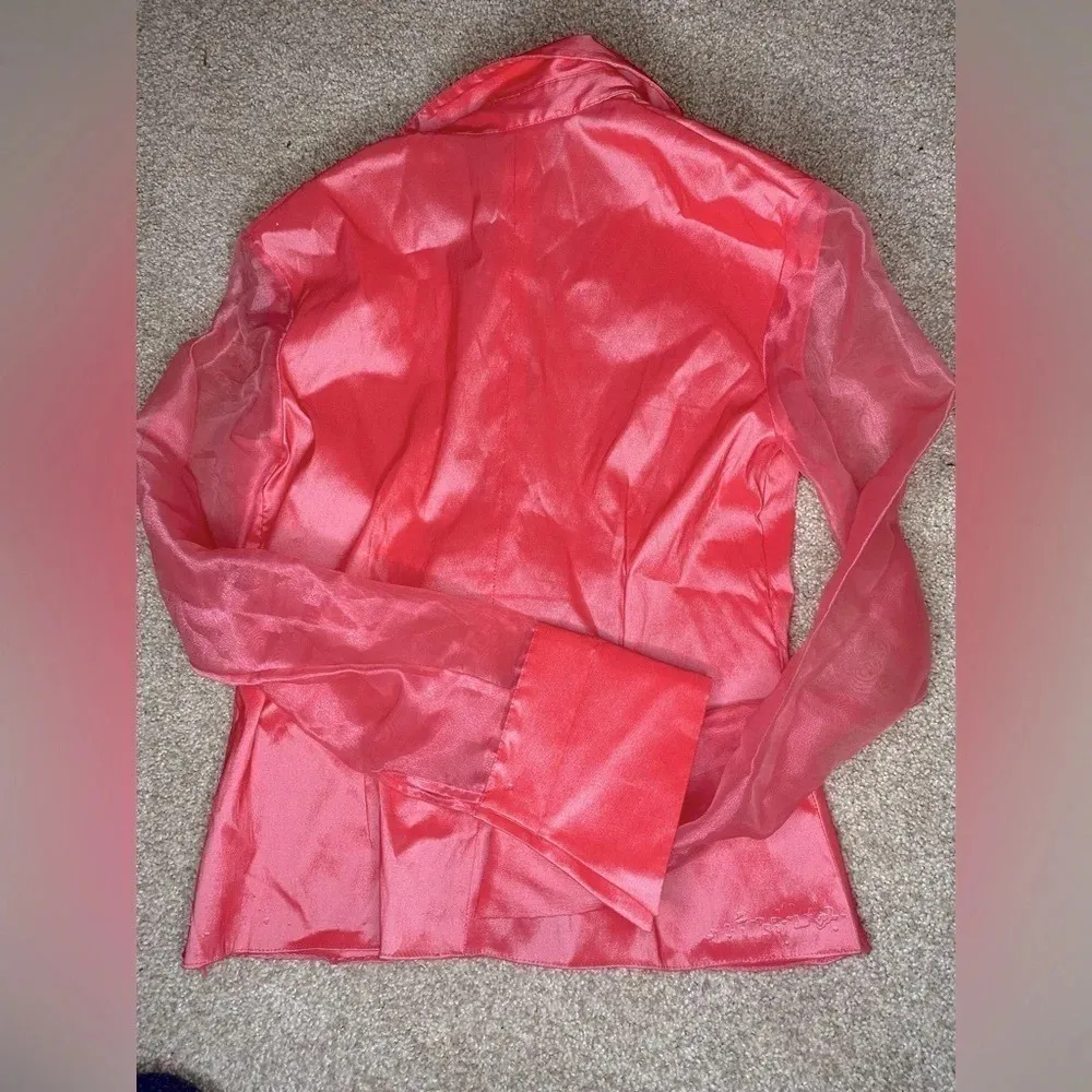 KM Collections Business Blouse Pink Size M - Image 2