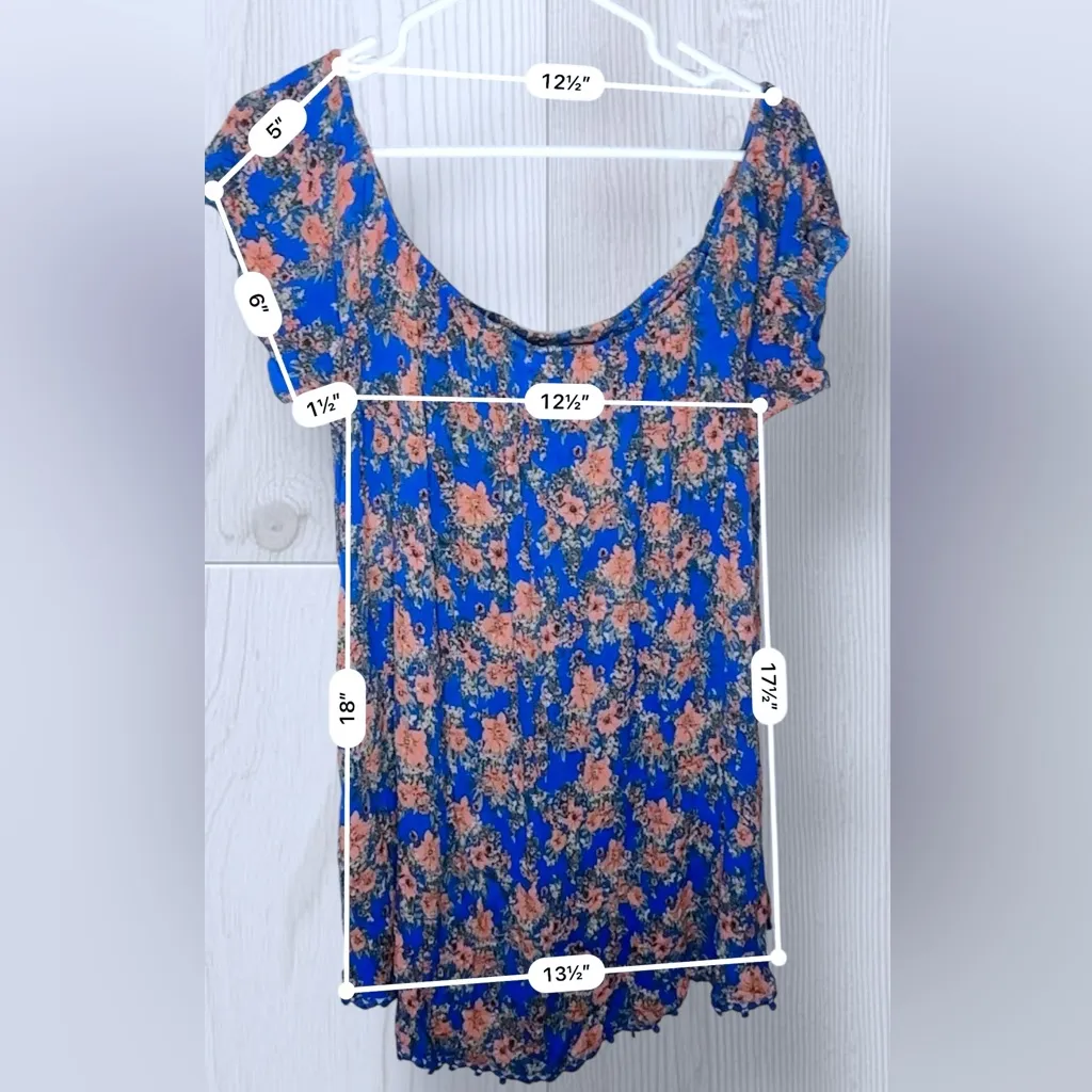 ONEILL Women’s Summer Ditsy Floral Off Shoulder Mini Dress - Image 6