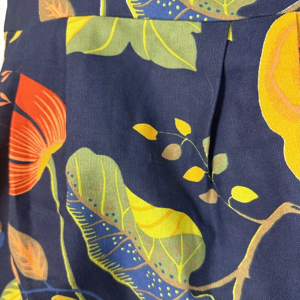 Backroad Imports Fair Trade Handmade Reversible Tote Purse Bag Blue - Image 5