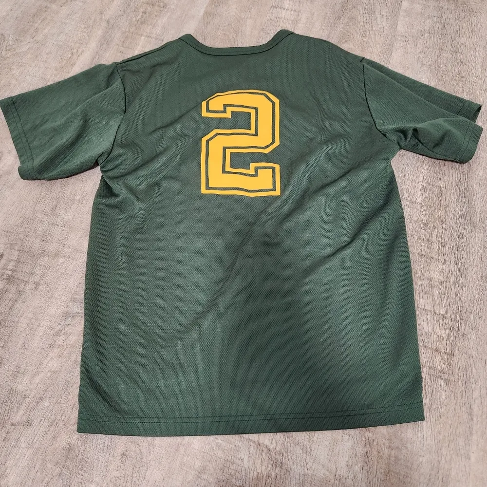 Green Delahanty's Softball #2 Jersey Shirt Size Small - Image 2