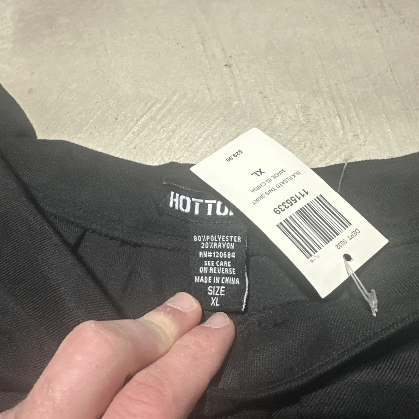 Hot Topic Cosmic Aura Y2K Mini Skirt Size XL 2000s Gothic Grunge NWT Goth VTG Black - Image 4