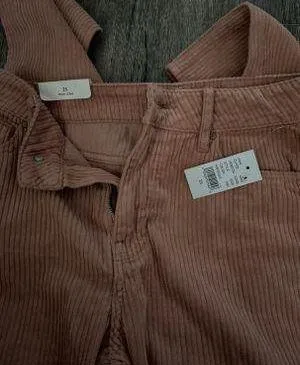 Hibiscus Corduroy Mom Jeans - Image 6