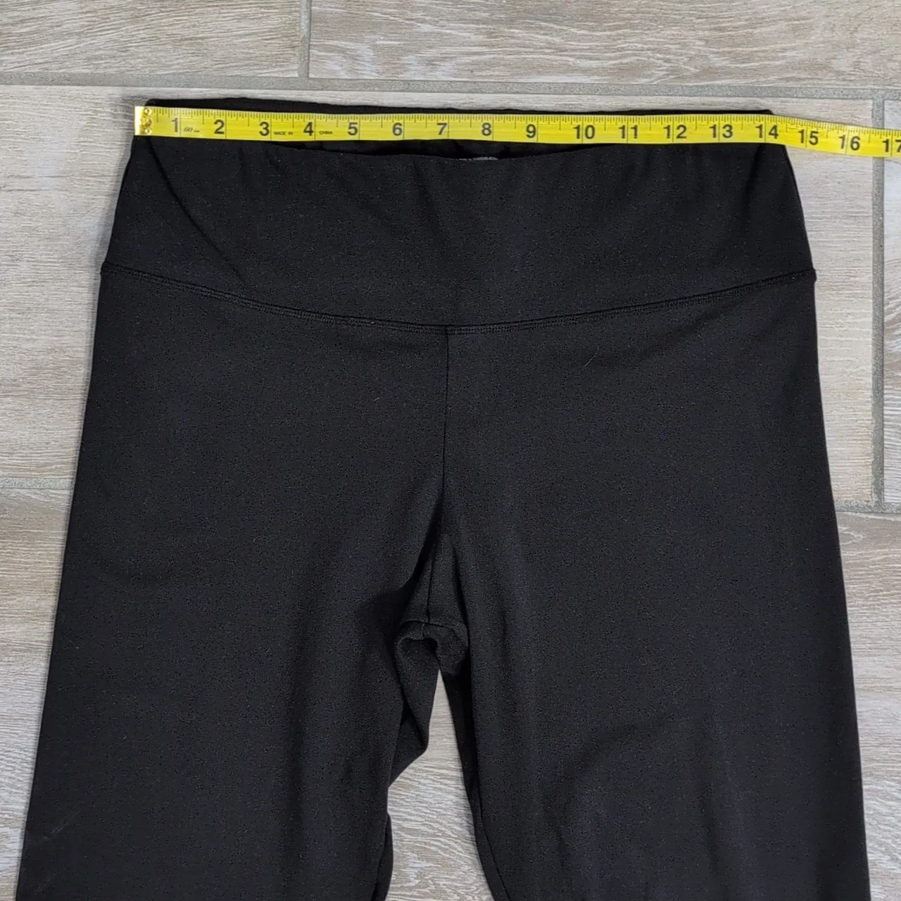 Felina Classic Black Legging Pants | Felina Sueded Athletic Leggings - Image 6