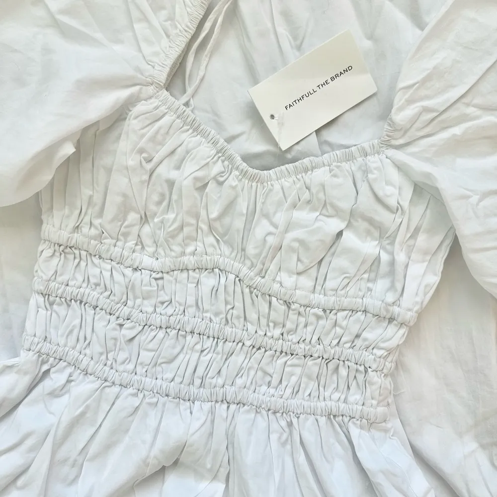 Harmonita Midi Dress White Poplin, size XS - Image 6