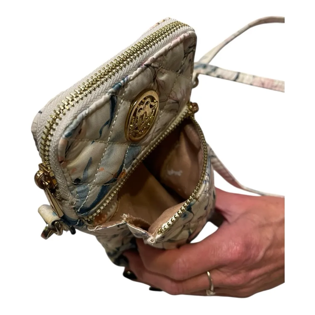 Nanette Lepore Quilted Floral Crossbody Bag Pastel‎ Phone Pouch Purse 🌸 - Image 4