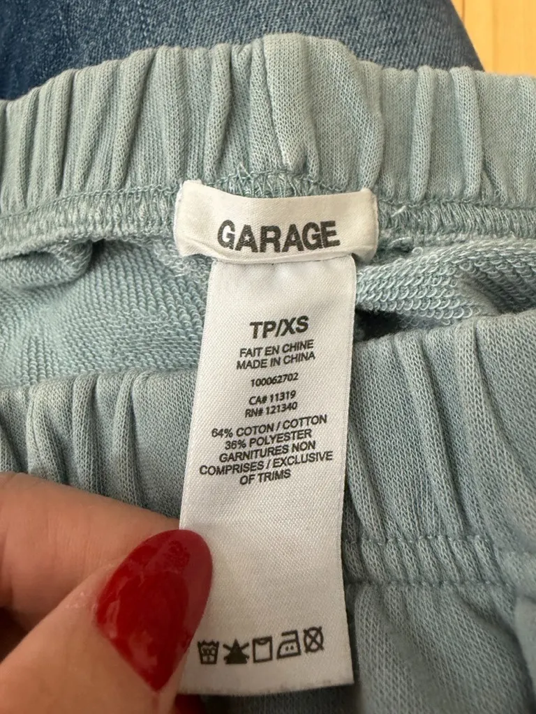 Garage  Teal Lounge Shorts  - Image 2