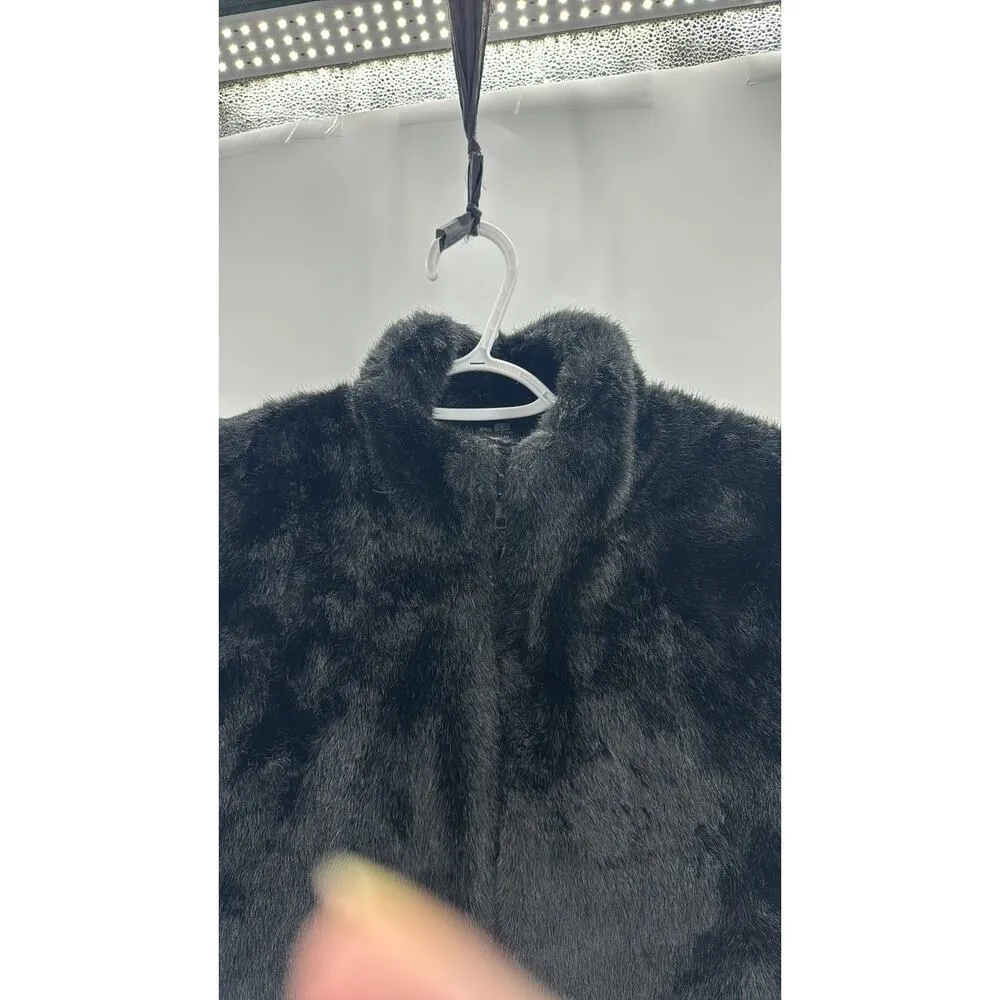 Cejon Accessories Inc. Black Faux Fur Vest Size L western cabin Colorado chic Size L - Image 3