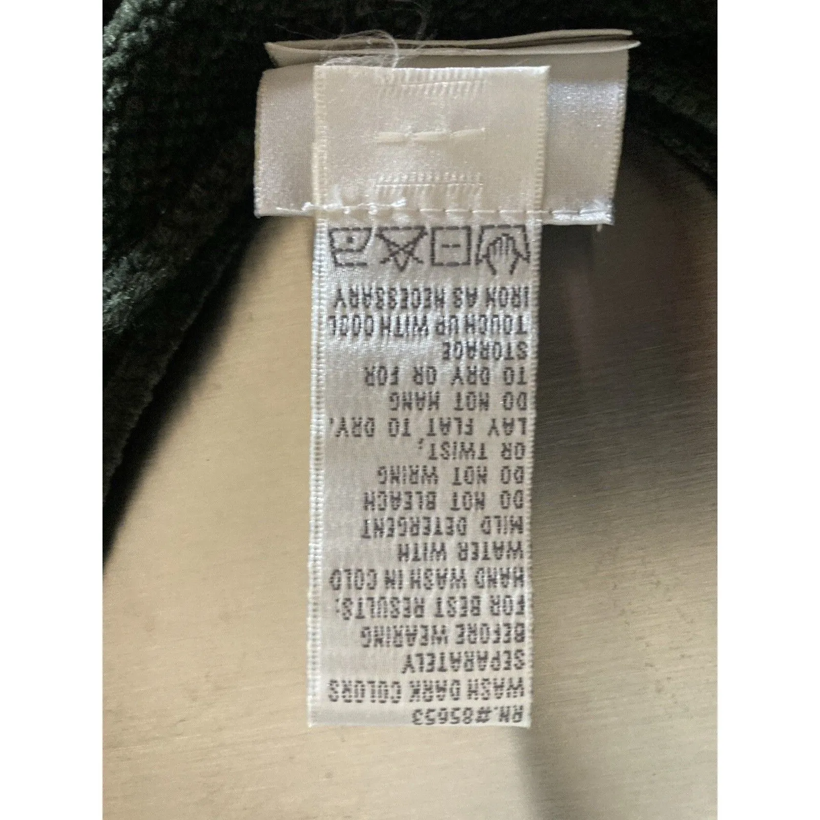 Cottagecore Cabin Granny Embroidered Sweater Vest L Green Lagenlook Vintage Size L - Image 9