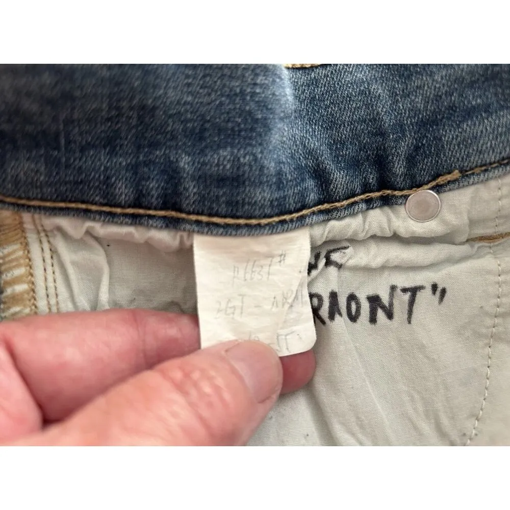 Pistola Aline High-Rise Skinny Crop Raw Hem Jeans in Marmont Blue Size 27 - Image 10