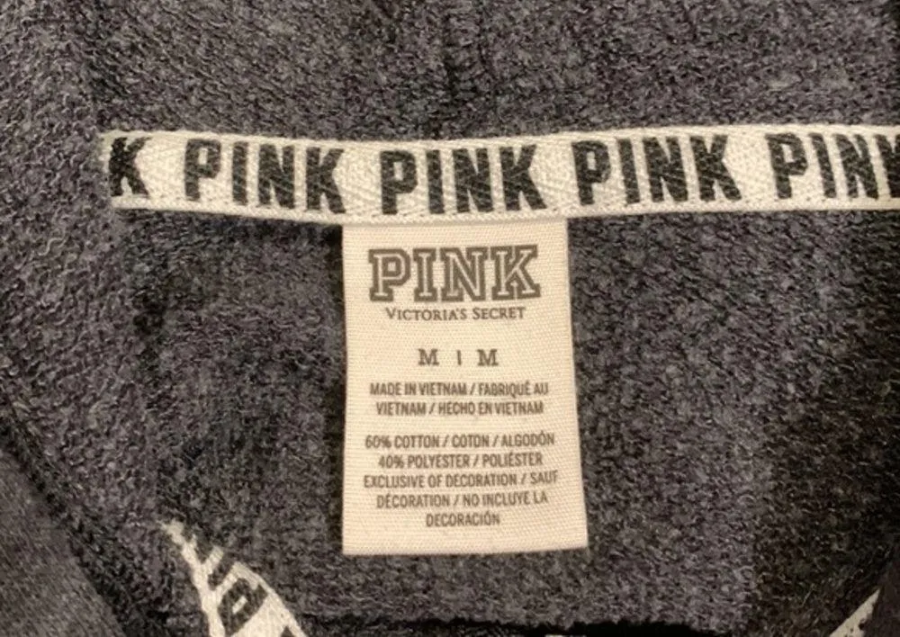 VS PINK zip front logo sweatshirt jacket M - Image 5