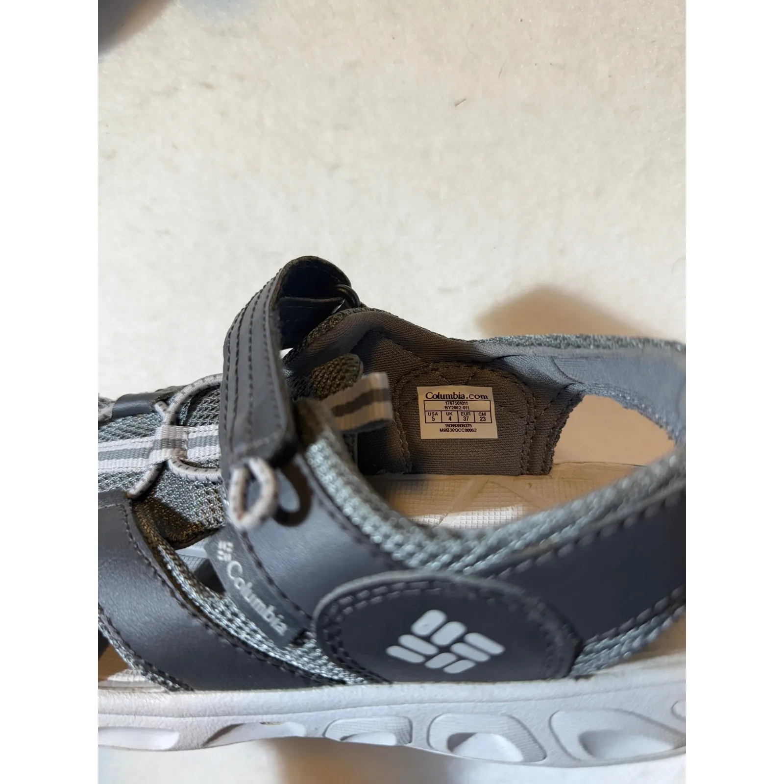 Columbia Womens Water Shoes Sandals Gray Athletic Sport Size 5 - Image 3