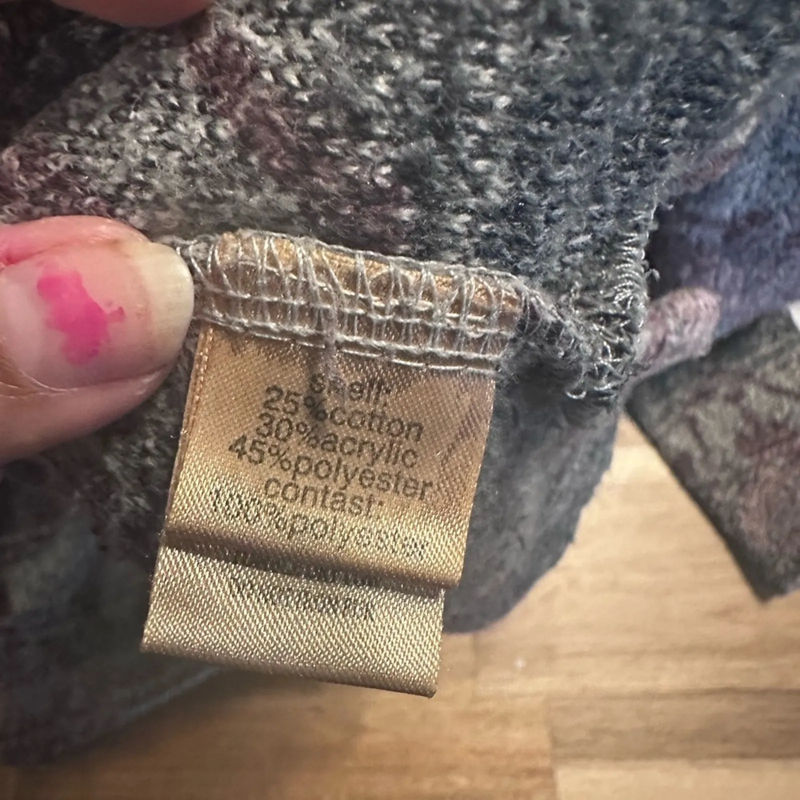 True Grit Fleece Pullover Sweatshirt – Size L - Image 5