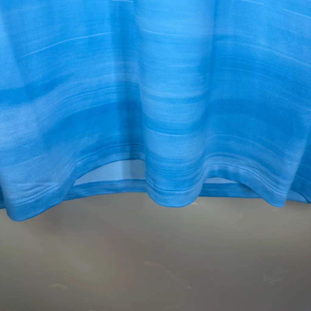 NWT Dunning Golf Womens Sleeveless Polo‎ Size XL Blue Zip Up Neck Outdoor Active - Image 7