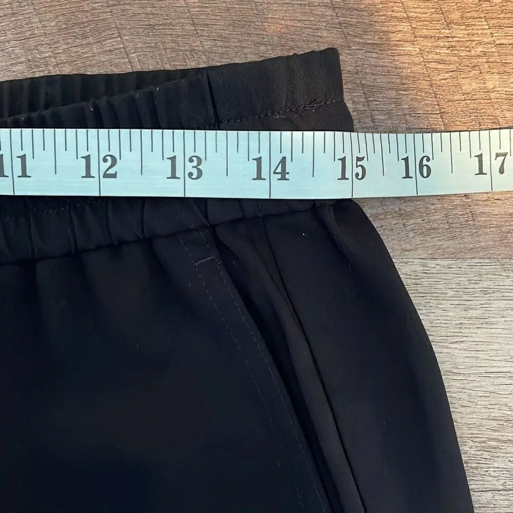 Ann Taylor‎ Womens Polyester Drawstring Cropped Jogger Pants Black Size SP - Image 8