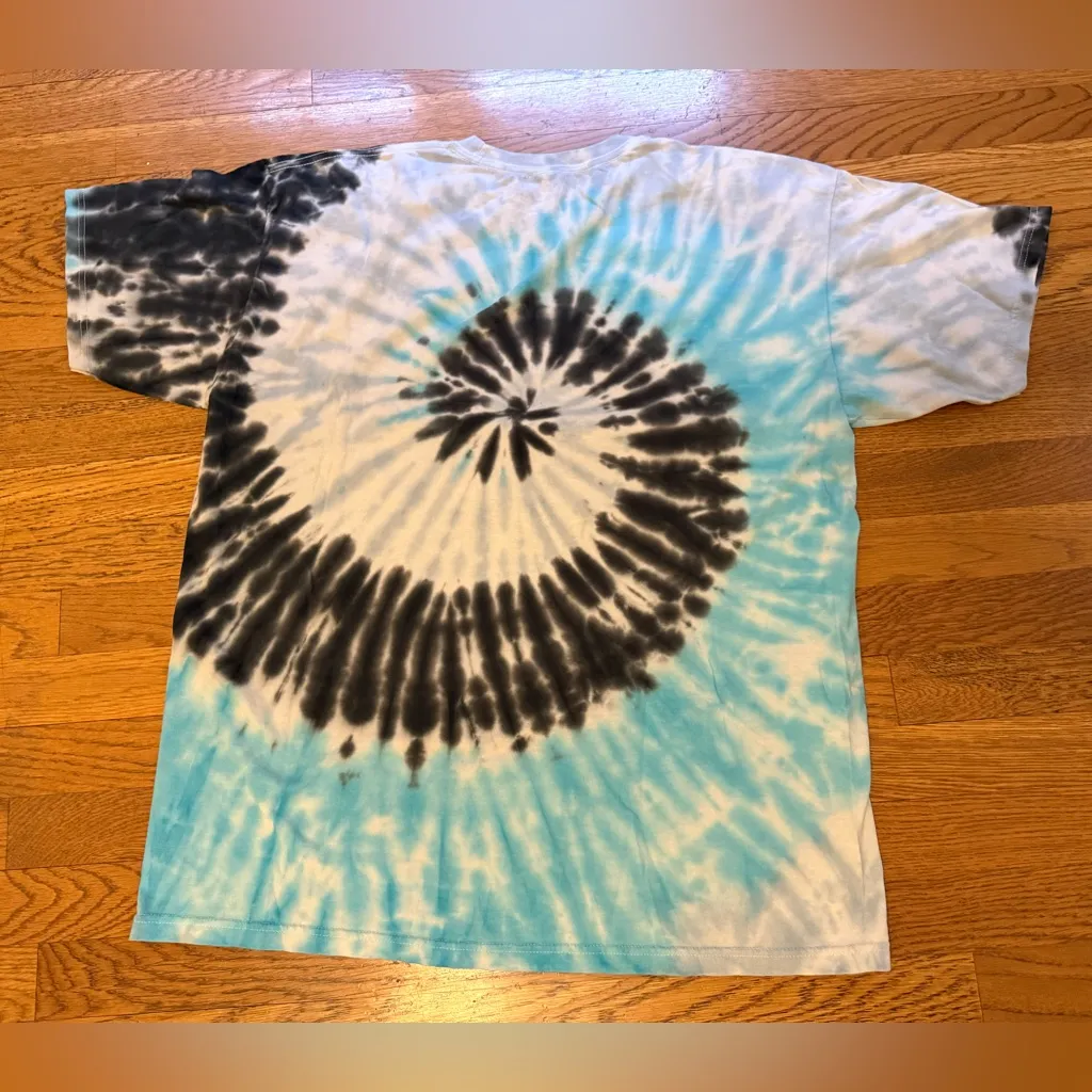 NWOT Def Leppard High N Dry Tie Dye metal rock Official T-Shirt dress size XL - Image 9