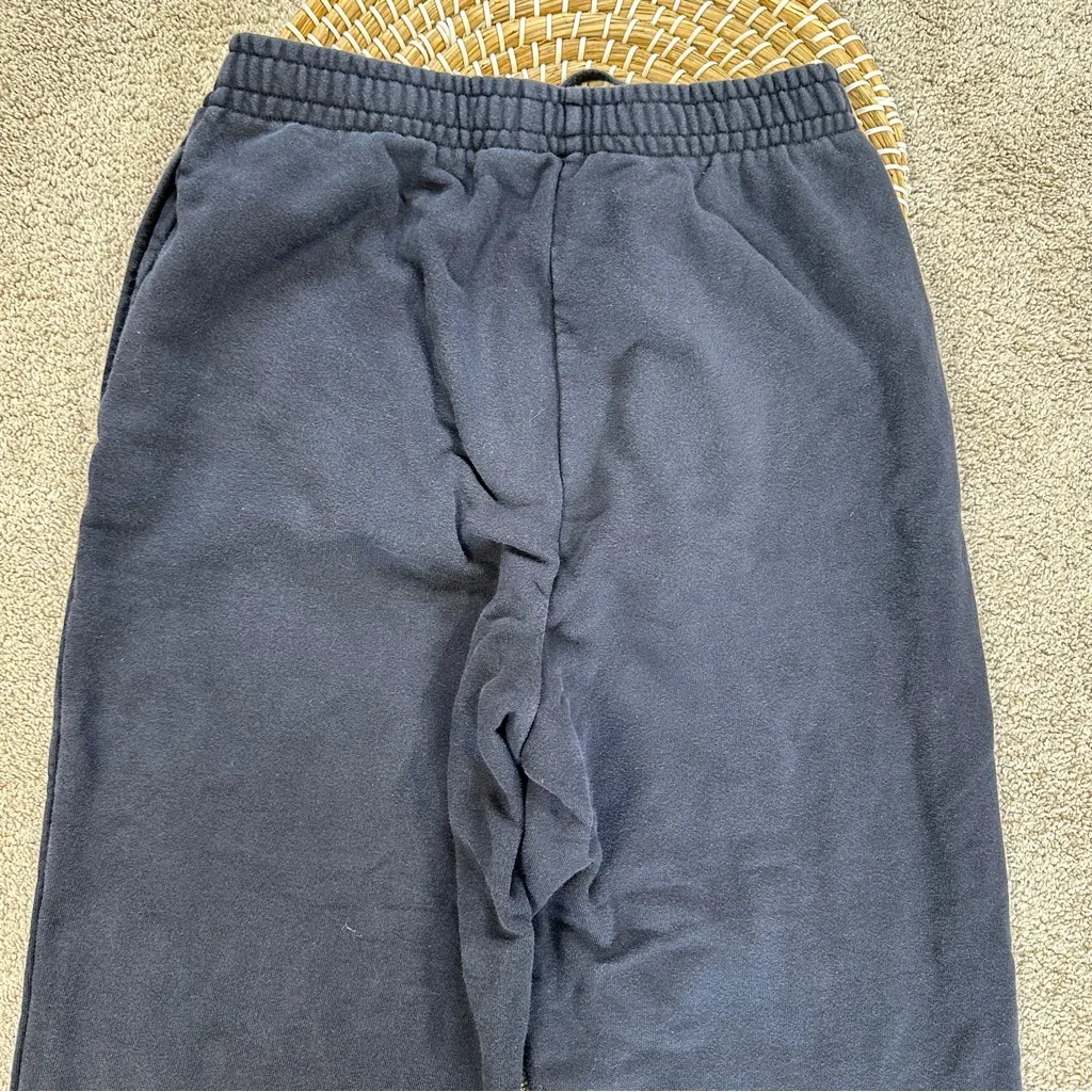 Uniqlo Women’s Washed Jersey Jogger Pants Pull On Loungewear in Navy Size S - Image 7