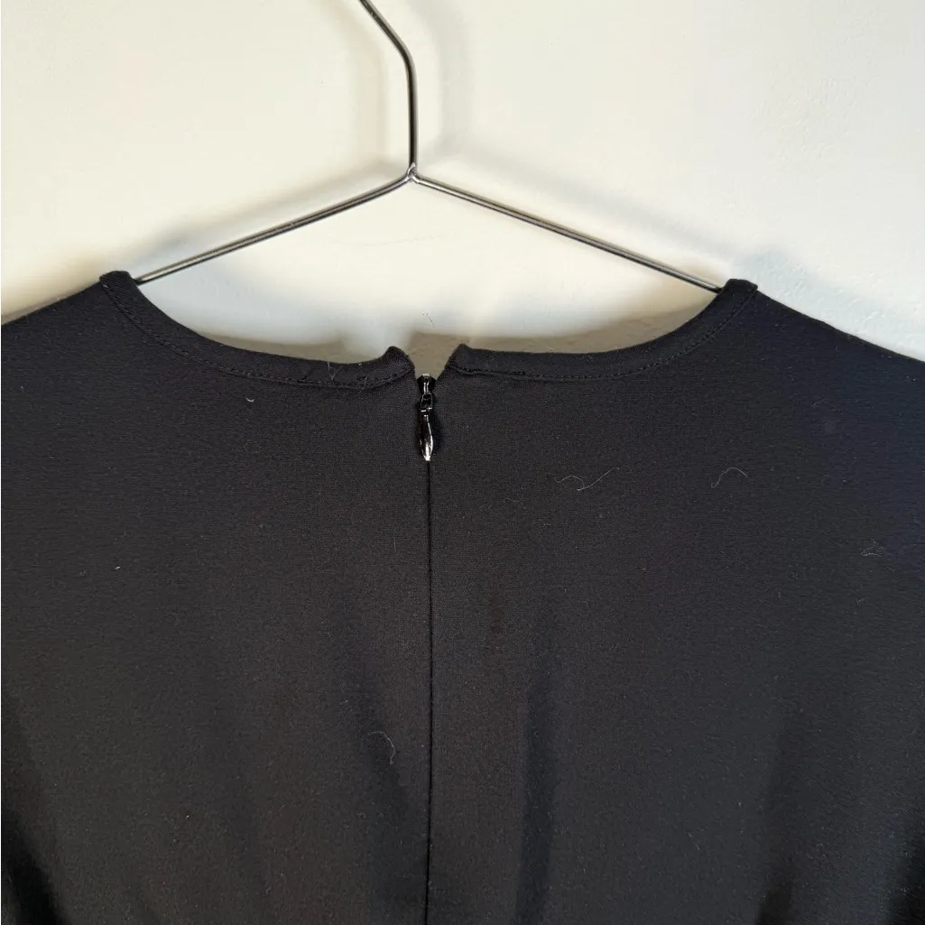 J.Crew Black Bell Sleeve Sheath Dress - Image 6