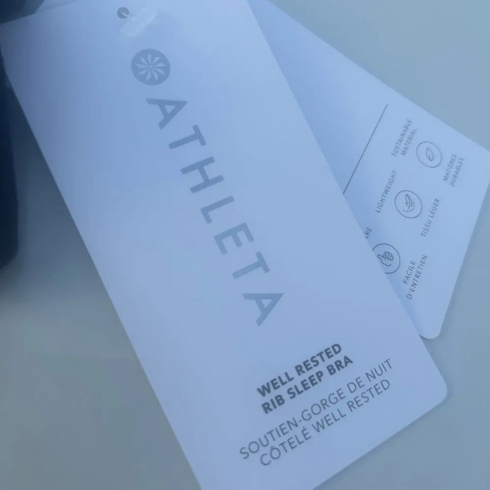 NWT Athelta well rested Rib  Sleep Bra S - Image 4