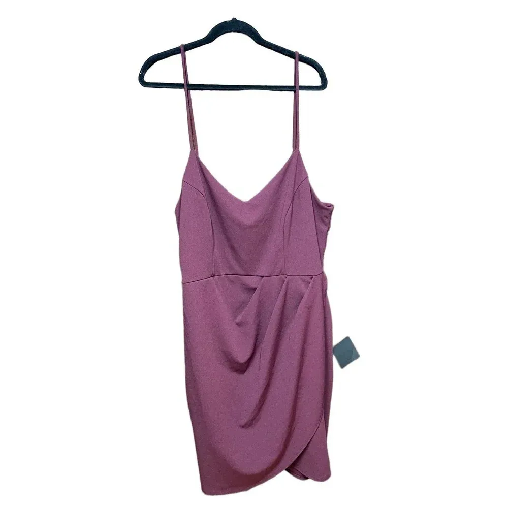 Lulus‎ Forever Your Girl Plum Purple Bodycon Dress Plum Purple Plus Size 3X - Image 3