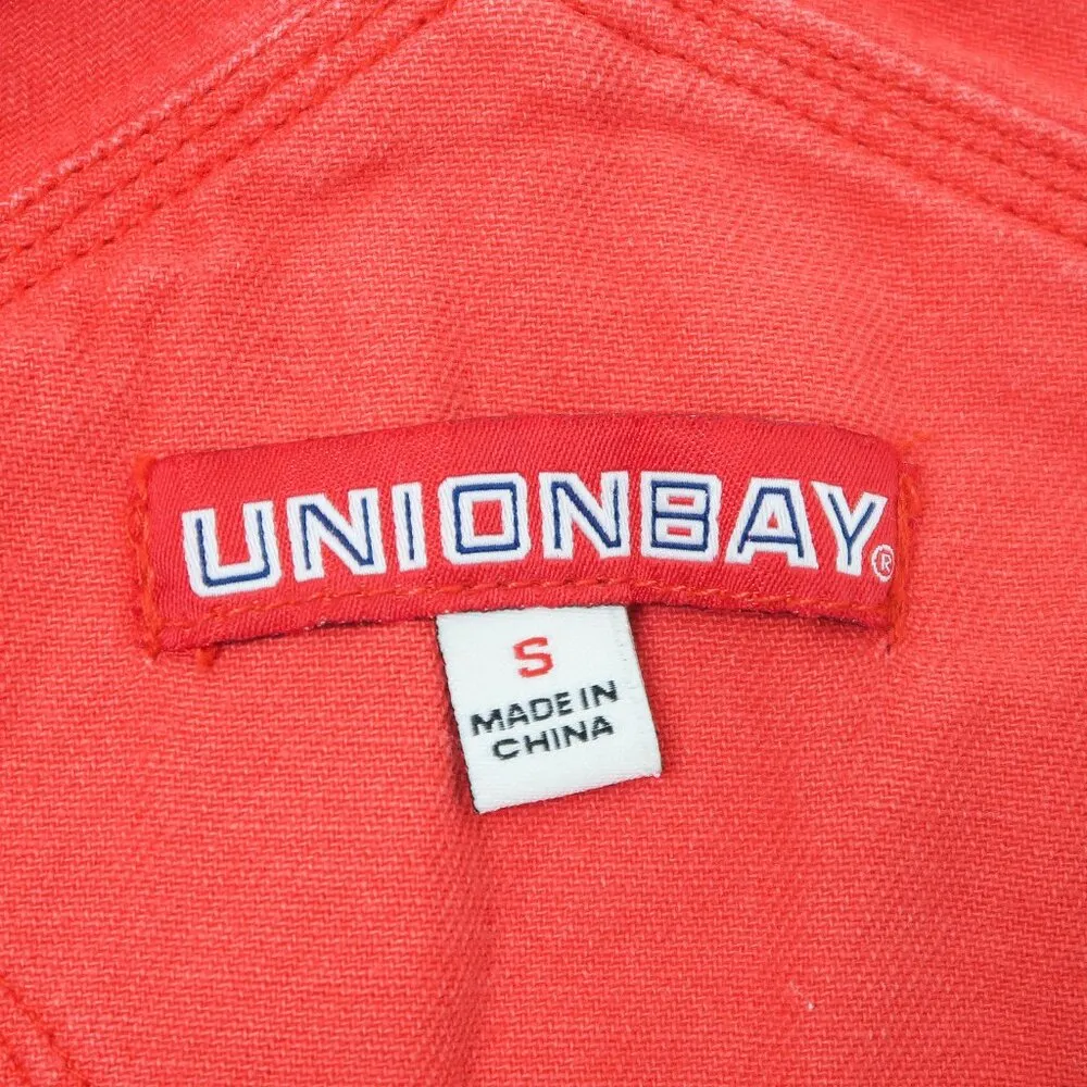 Vintage 90s Union Bay Red Overall Shorts - Image 10