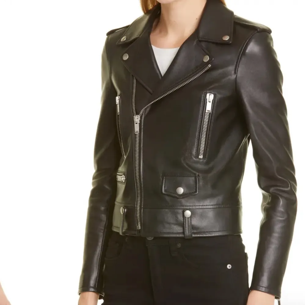 Saint Laurent Leather Jacket - Image 4