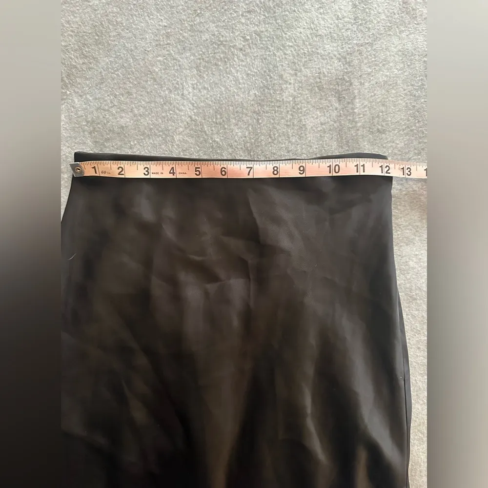 Urban Outfitters Edy Satin Midi Skirt black size S - Image 5
