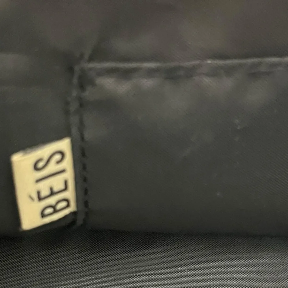 BEIS The Dopp Kit Black Canvas Toiletry Bag Dual Zip Travel Case Unisex - Image 10