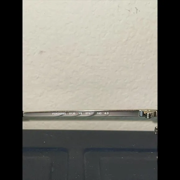 Fossil Metallic Brown Frame (Gold Inside)‎  Sunglasses FOS2008S 57 17 140 Y6 4-5 - Image 3