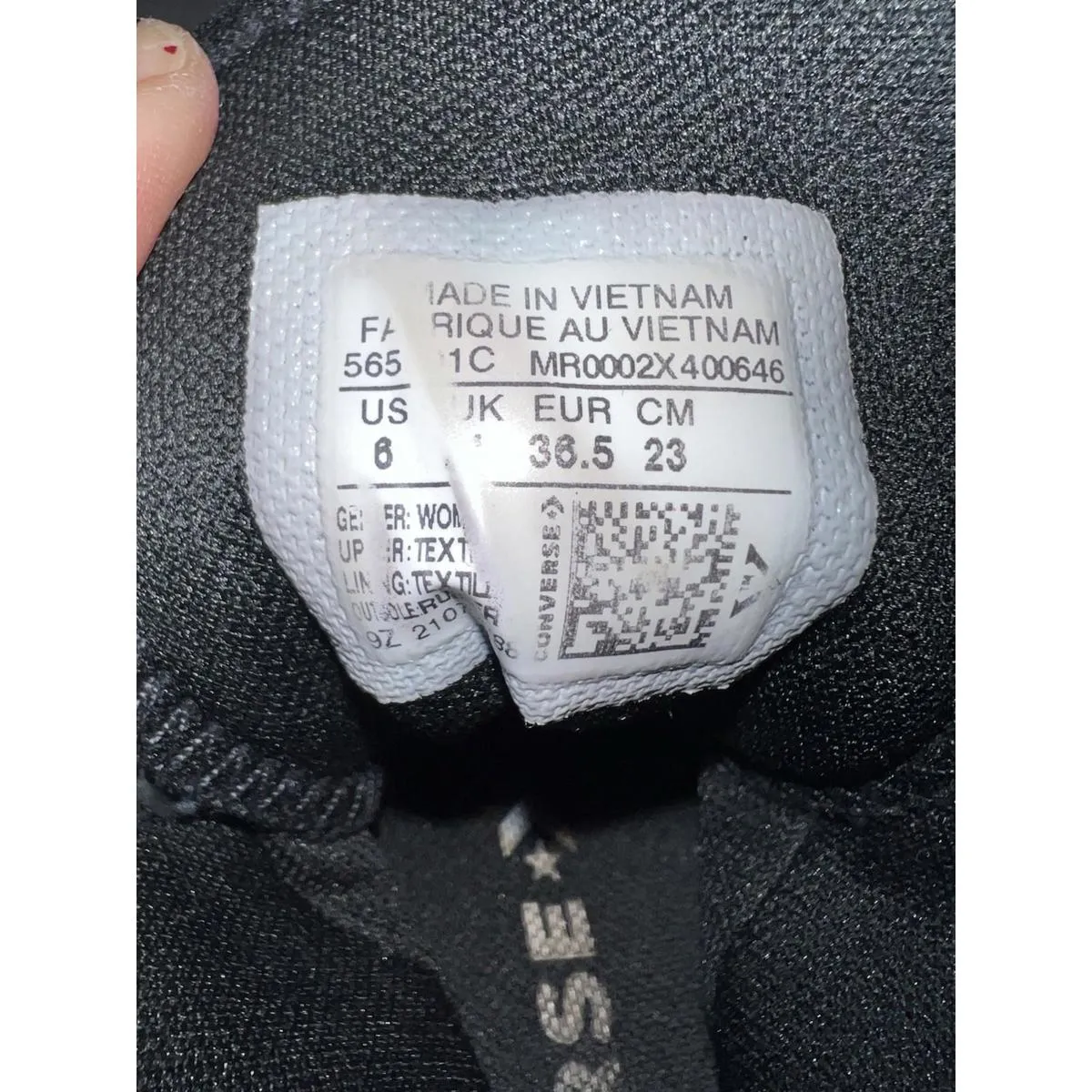 Converse All Star Lugged Black Canvas High Tops Women’s 6 / Men’s 4.5 - Image 13