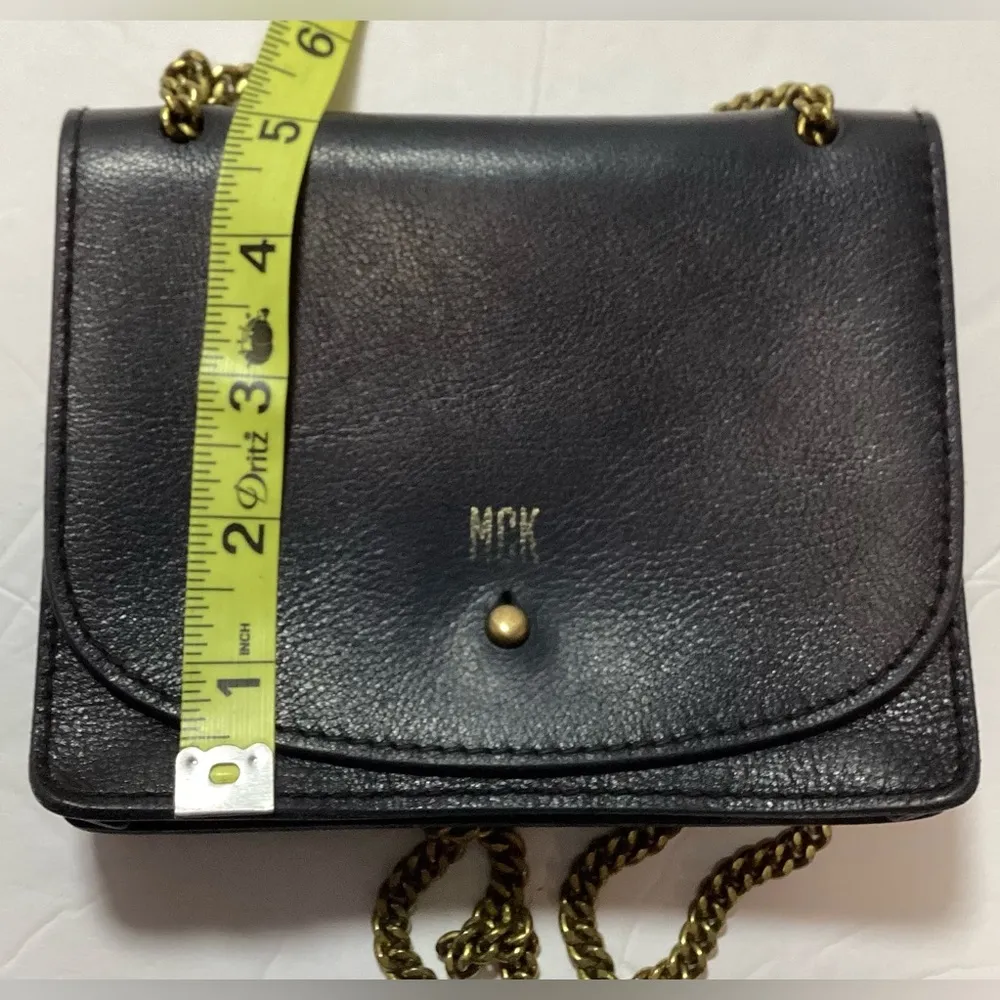 Madewell  the chain crossbody Black Leather Women's Bag - Image 9