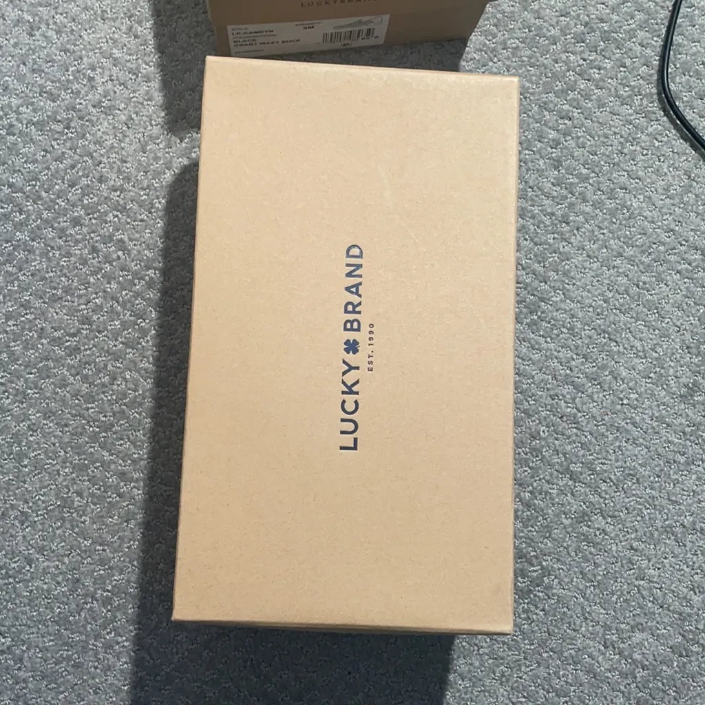 - Lucky Brand Camdyn Leather Perforated Loafers - Latte 9.5M - Image 7