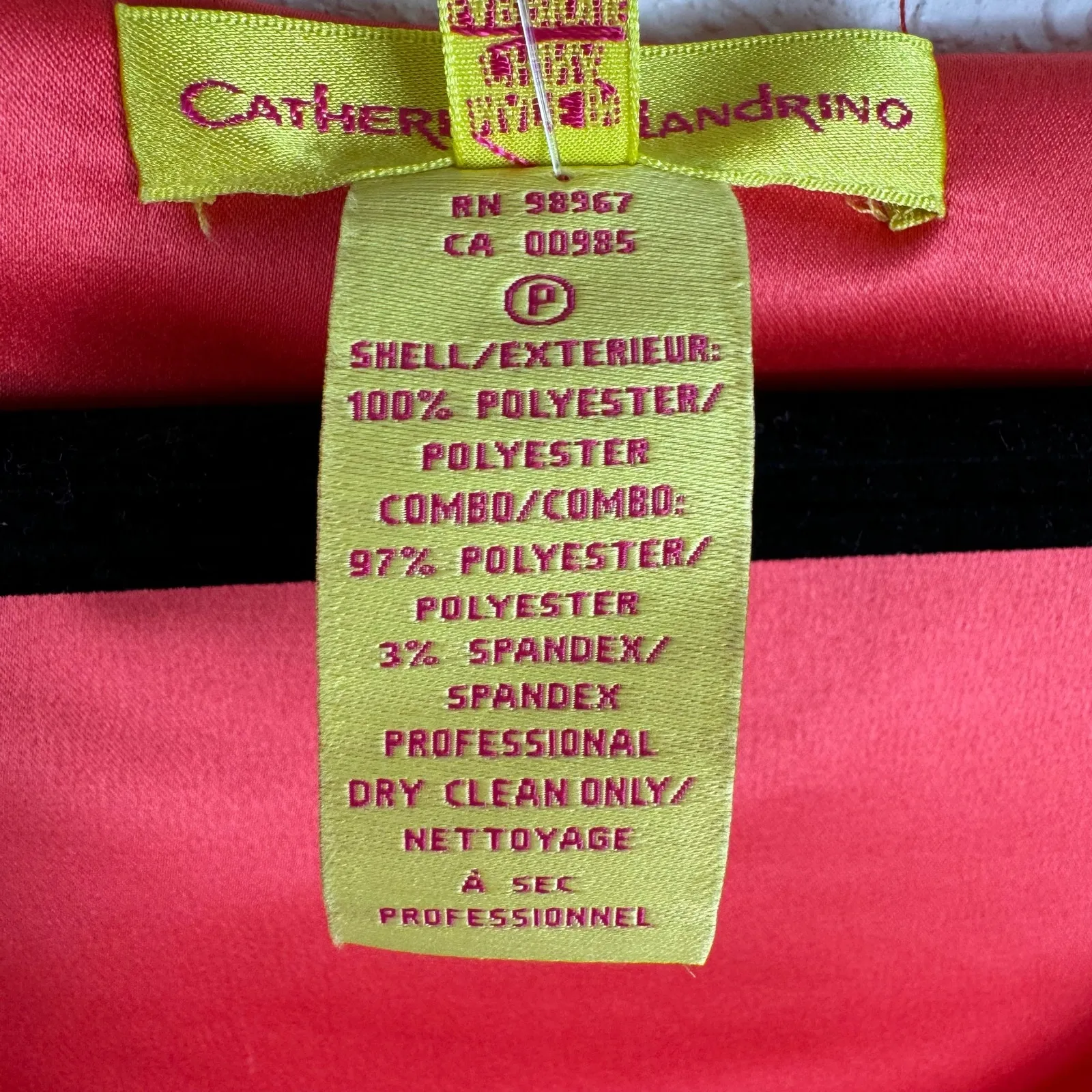 Catherine Maladrino NWT Coral‎ Short Sleeve V-Neck Crochet Short Sheath Dress 2 - Image 7