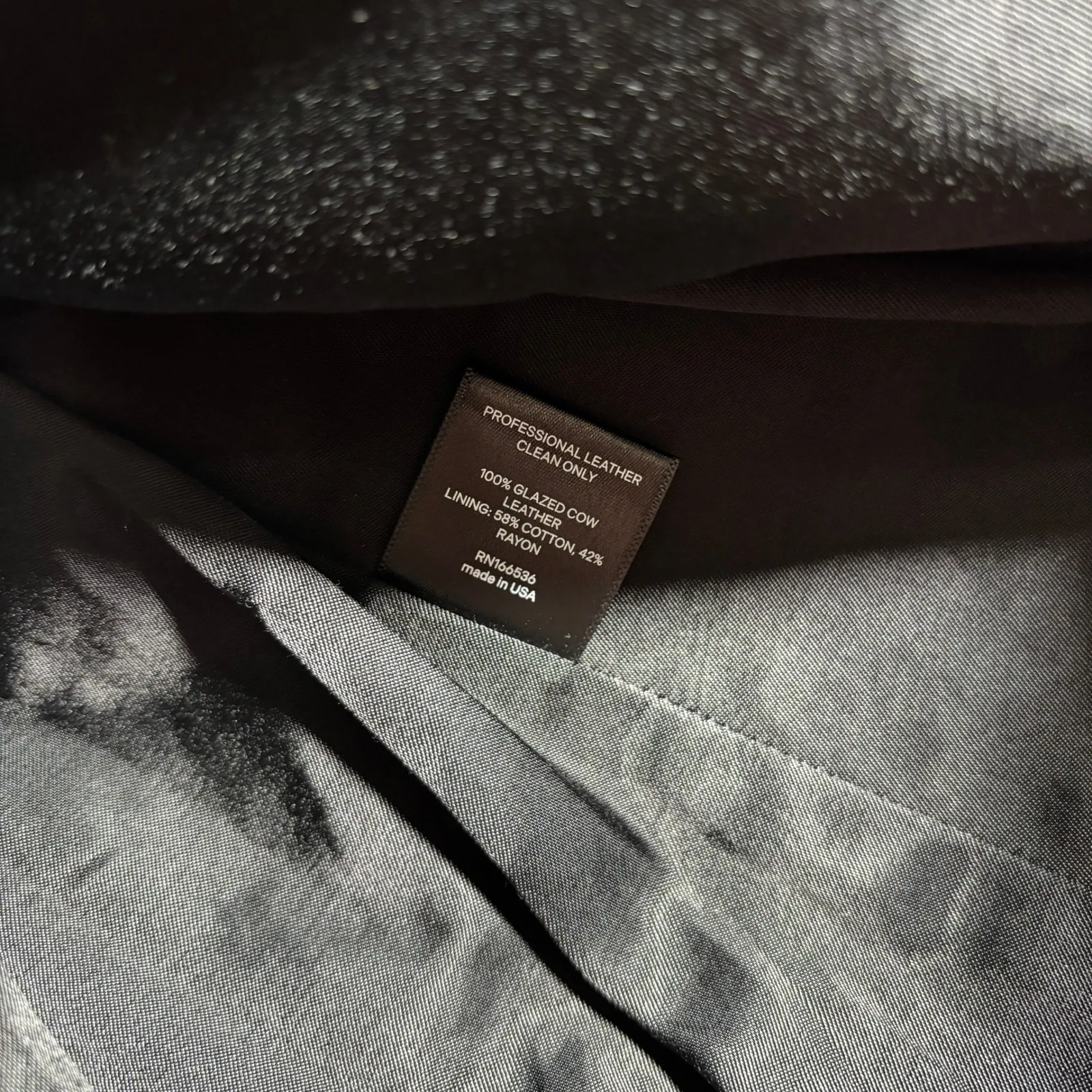 $980 ROARI Kennedy Trench Black Glazed Cow Leather Womens S Belted NYC USA Made - Image 6