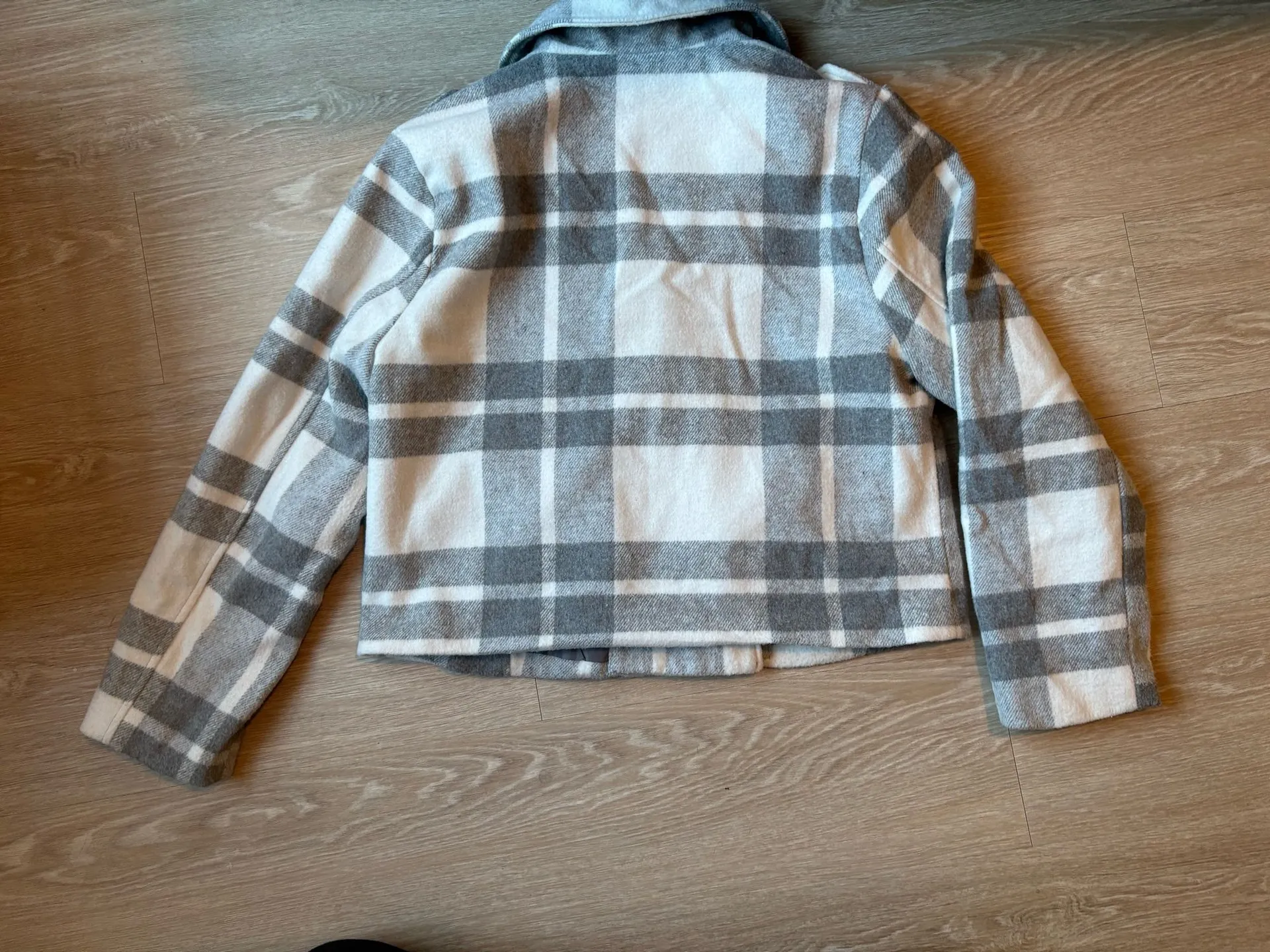 Miss Ashley Petite Large Jacket Gray - Image 4