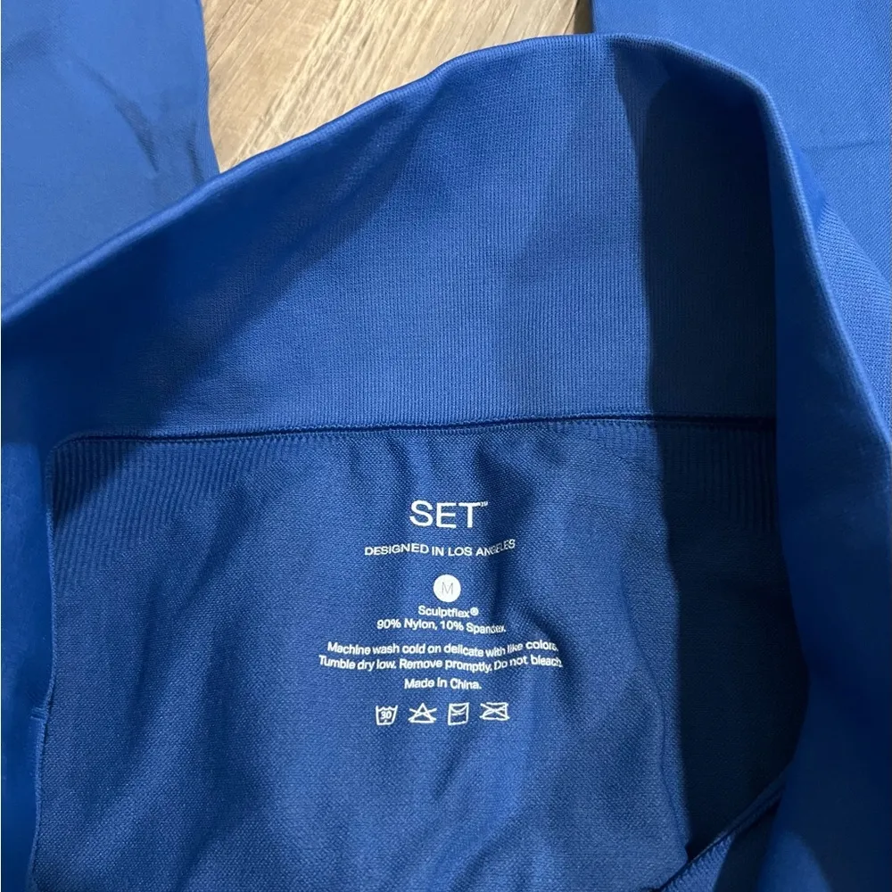 NWOT Set Active Sculptflex leggings - Cobalt - Image 3