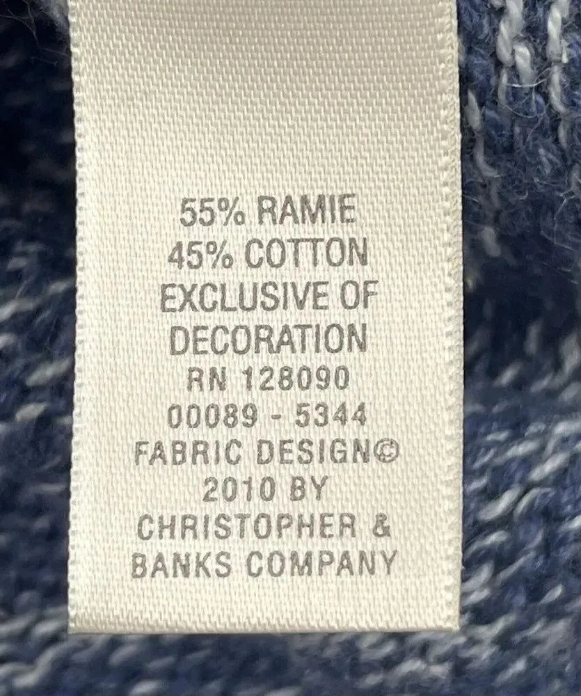 CJ Banks Hand Embroidered Button Up Ugly Christmas Cardigan Sweater Womens 1X - Image 9