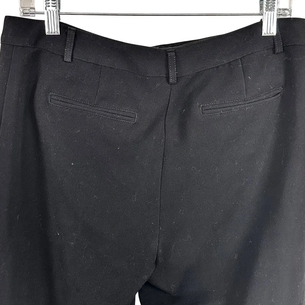 Anne Klein Size 6 Mid-Rise Ankle-Length Womens Pants Zipper Pockets Black - Image 10