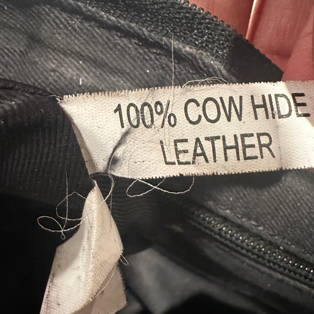 VTG Great American Leatherworks Black Small Crossbody Shoulder Bag Purse. - Image 5