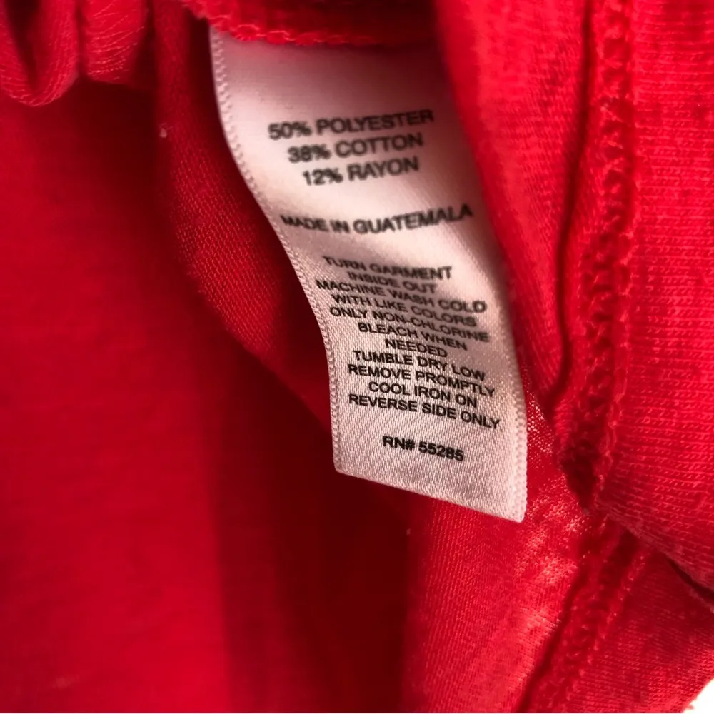 Graphic Tank Top Sleeveless Casual T-shirt Soft Sunshine Red  One Eleven - Image 3