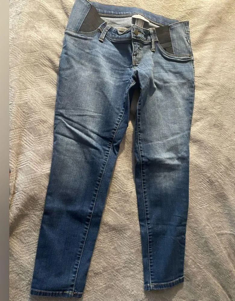 Isabel Maternity Size 2 Skinny Cropped Skinny Jean - Image 4