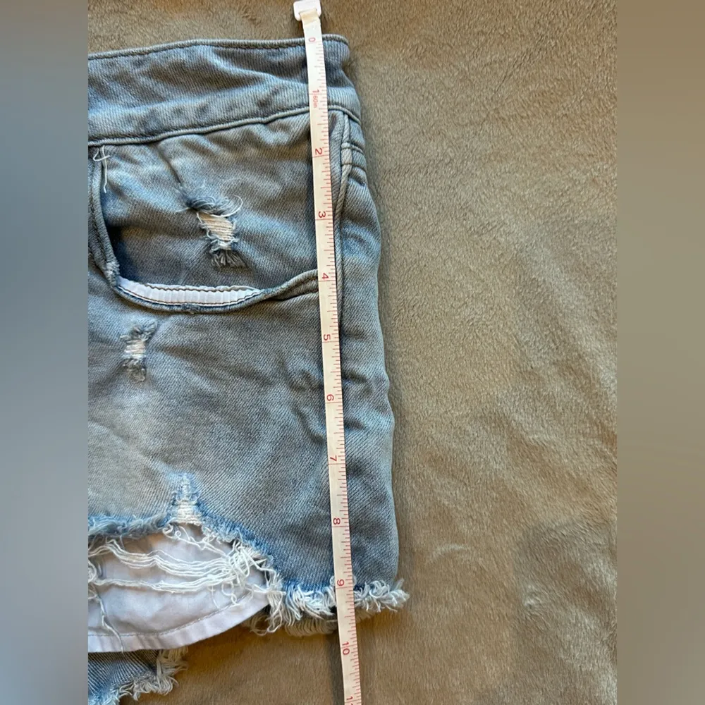 Pink by Victoria Secret raw hem denim shorts Size 12 - Image 5